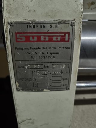 Formadora de barras de pan para panaderías