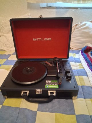 Tocadiscos Vintage Muse MT-103 DB Bluetooth