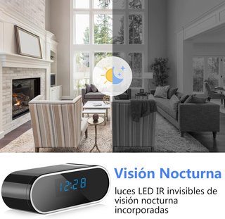 Cámara oculta WiFi 5G con reloj espía