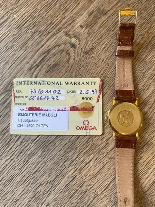Reloj Omega De Ville Oro 18k