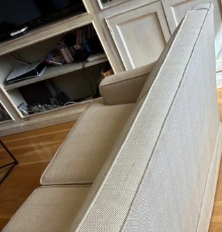 Sofá de 2 plazas beige