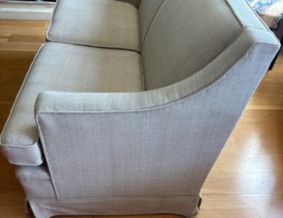 Sofá de 2 plazas beige