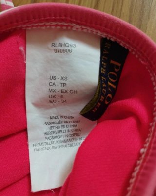 Bikini Polo Ralph Lauren Talla XS-S/M