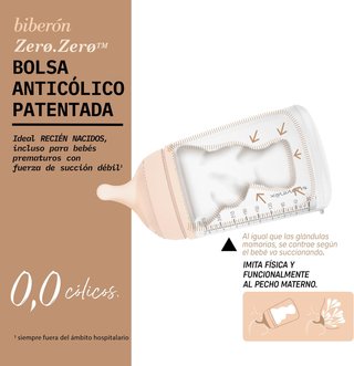 Suavinex biberón anticólicos tetina silicona