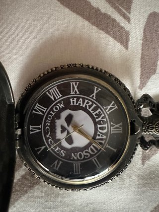 Reloj de Bolsillo Harley-Davidson Calavera