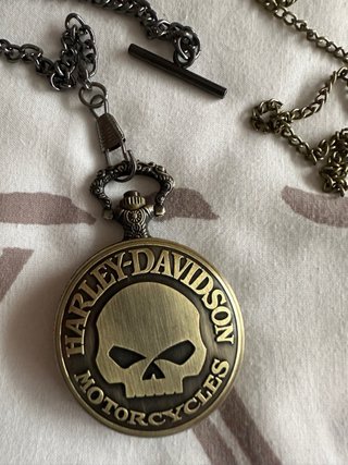 Reloj de Bolsillo Harley-Davidson Calavera