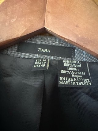 Traje de Raya Zara 2 Piezas Caballero