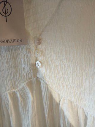 Blusa blanca nueva talla M con etiqueta