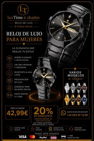 Reloj de Lujo para Mujer Bangwe