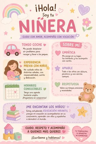 servicio de niñera