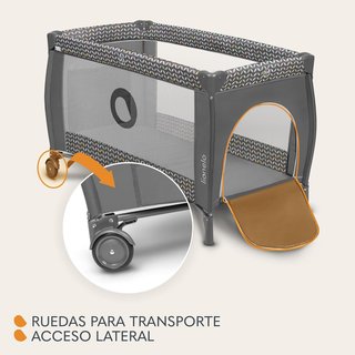Lionelo cuna viaje bebé mosquitero ajustable