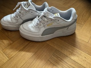 Deportivas Puma Mujer Blancas y Grises