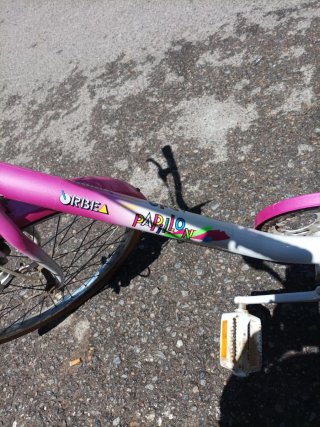 Bicicleta niña rosa