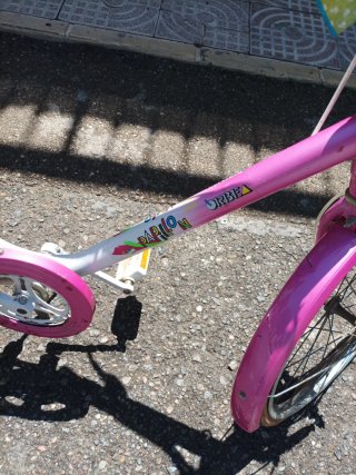 Bicicleta niña rosa