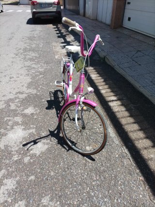 Bicicleta niña rosa