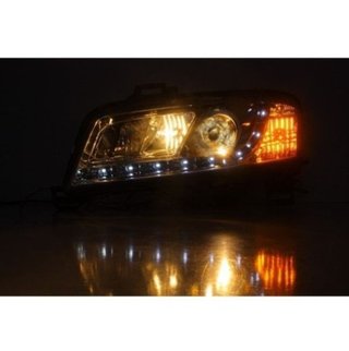 Faros delanteros LED para Fiat Stilo Cromados