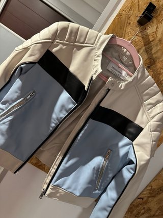 Cazadora de polipiel mujer