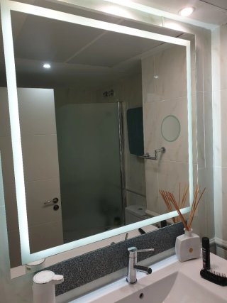 Espejo Baño ARTFORMA Luz,aumento y antivaho