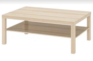 Mesa de salón madera y cristal