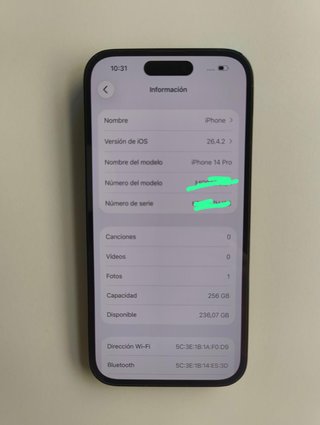 iPhone 14 Pro 256GB Negro 91% Bat