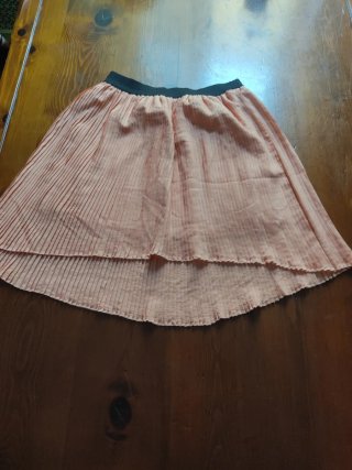 Gonna plissettata rosa