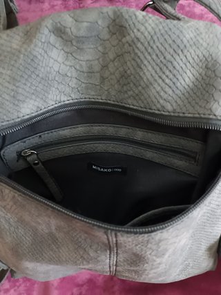 Bolso Mochila Antirrobo Misako Gris