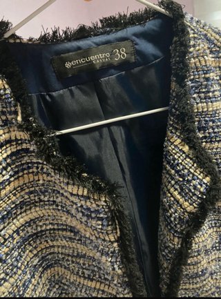 Chaqueta de vestir  Encuentro Tweed Talla 38,