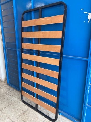 Somier 90cm Metal y Madera