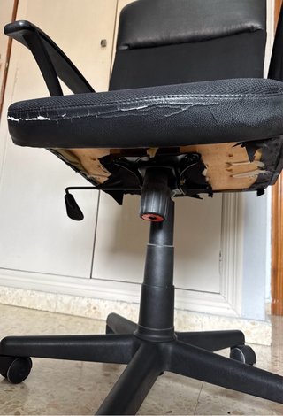 Silla de escritorio negra
