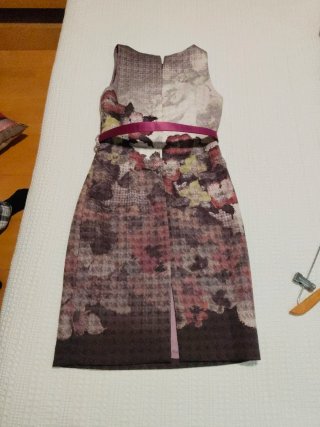 Vestido fiesta estampado floral