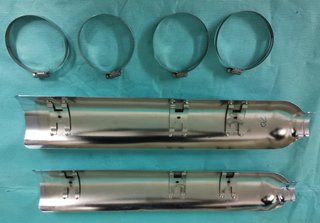 Protectores tubos de escape FLSTC Springer Softail