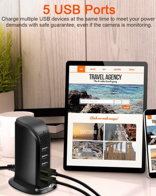 KAGMY cámara espía oculta cargador USB wifi