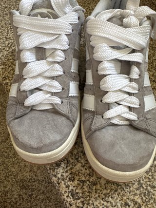 Tenis Adidas Campus Originales.Grises talla 37 1/3
