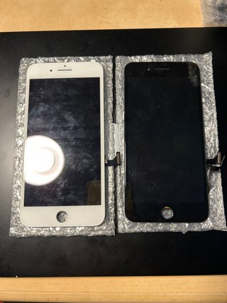 Schermo iPhone 8 Plus Bianco e Nero