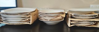 Lote Vajilla BergHOFF Porcelana Blanca