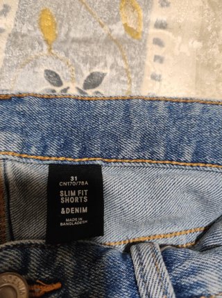 Pantalón corto vaquero niño H&M Talla 170