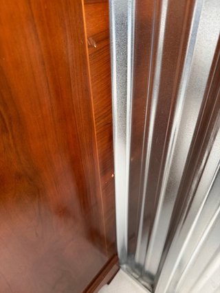 Mueble recibidor madera caoba con cajones