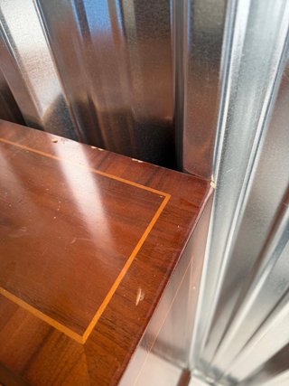 Mueble recibidor madera caoba con cajones