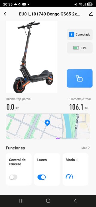 Patinete Eléctrico Bongo GS 2x2XL