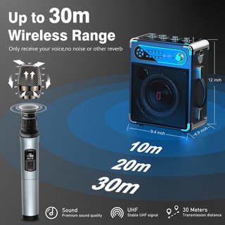 - JYX Altavoz karaoke portátil luces bluetooth