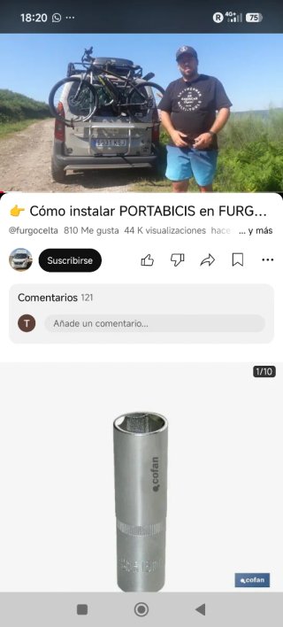 Portabicicletas FIAMMA Carry Bike