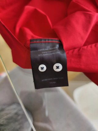 Camisa hombre Carolina Herrera Roja Talla M. Nueva