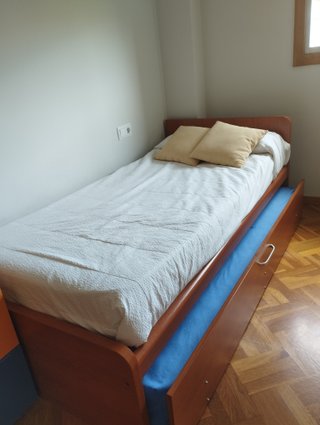 Cama nido 90cm madera con cajón