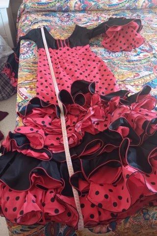 Vestido Flamenco Gitana Lunares