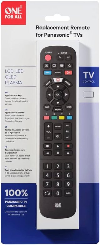 Mando a distancia universal Panasonic negro