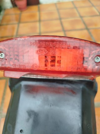 Portamatrículas Derbi Senda