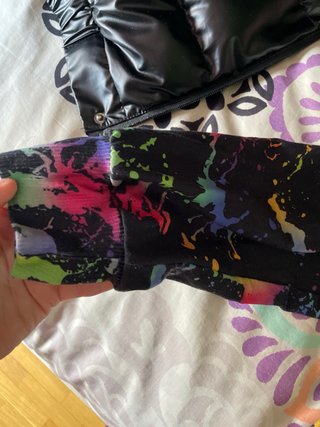 Sudadera con capucha efecto salpicaduras
