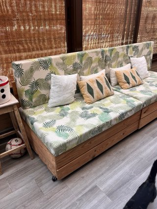 Sofá de palets para terraza