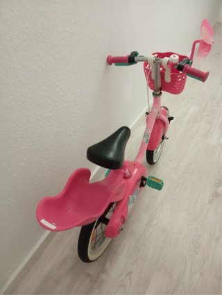 Bicicleta Infantil Niña B'Twin Rosa
