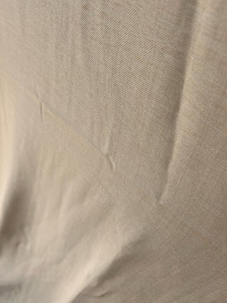 Vestido largo encaje negro beige talla L